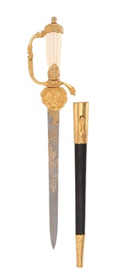 Lot 52 - A RARE GERMAN CEREMONIAL HUNTING HANGER