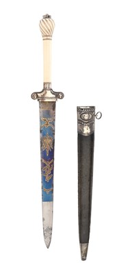 Lot 46 - EARLY 19TH CENTURY FRENCH HUNTING KNIFE.