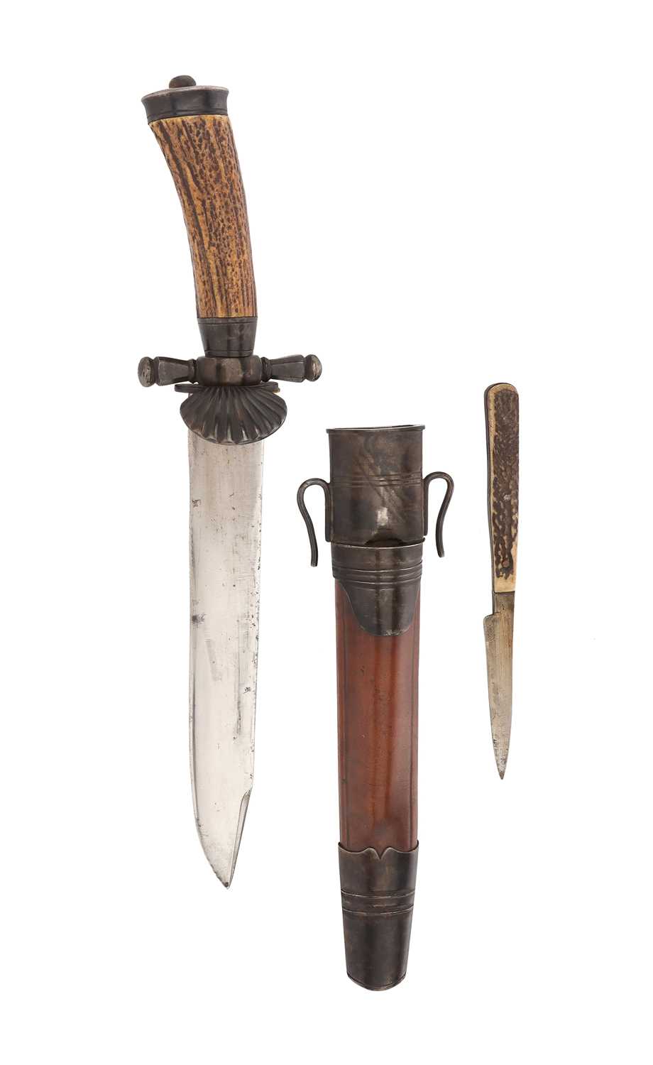 Lot 61 - LATE 19TH CENTURY GERMAN/AUSTRIAN HUNTING DAGGER