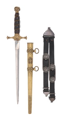 Lot 67 - YUGOSLAVIAN PUBLICS SERVANTS DAGGER, CA 1930-1944