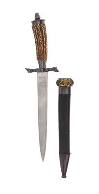 Lot 80 - GERMAN IMPERIAL HUNTING HANGER (HIRSHFÄNGER)