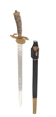 Lot 106 - GERMAN HUNTING HANGER (HIRSCHFÄNGER)