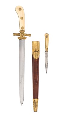 Lot 66 - 19TH CENTURY HUNTING HANGER (HIRSCHFANGER).